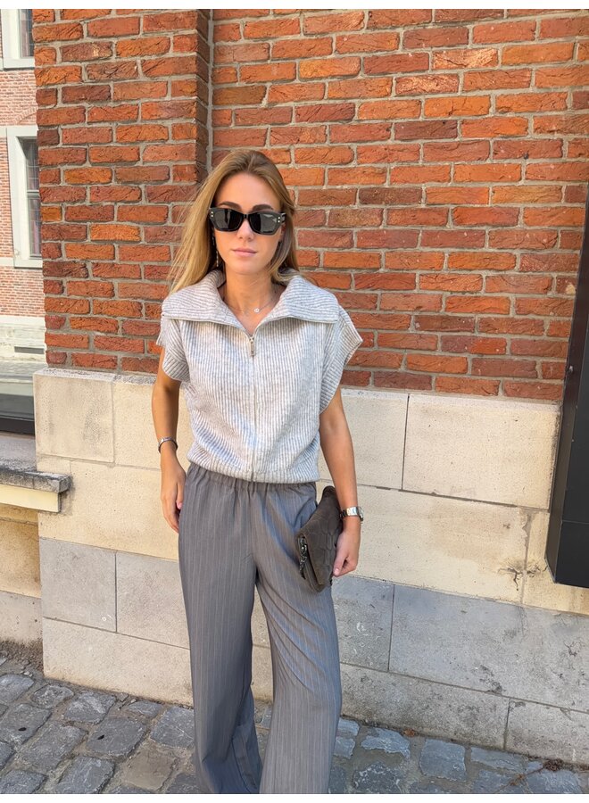 PENNY PIN PANT MID GREY