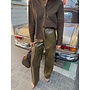 RICHA LEATHER PANTS OLIVE
