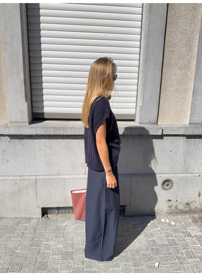 DEMI CC BARREL PANT NAVY