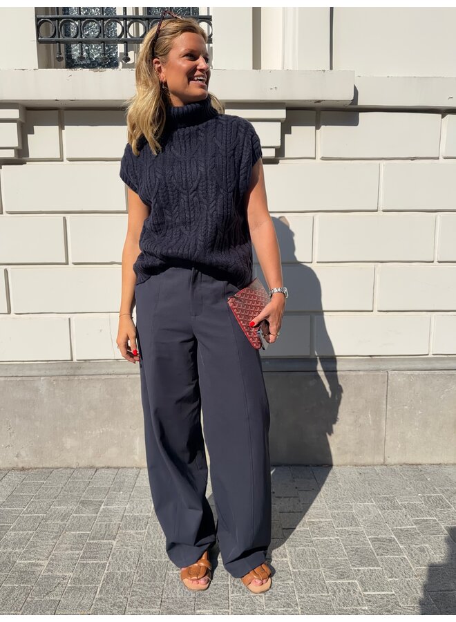 DEMI CC BARREL PANT NAVY