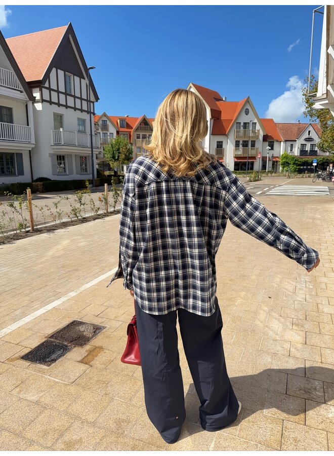 DEMI CC BARREL PANT NAVY