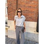 ROW ZIP VEST GREY MELANGE