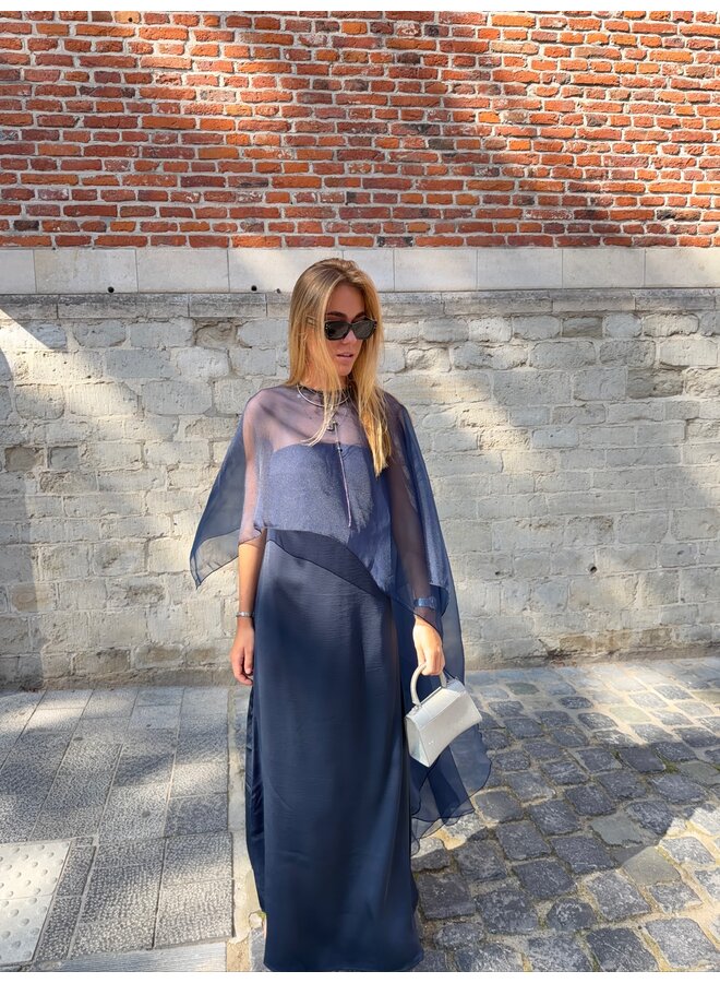 YASVIMA BANDEAU MAXI DRESS NAVY