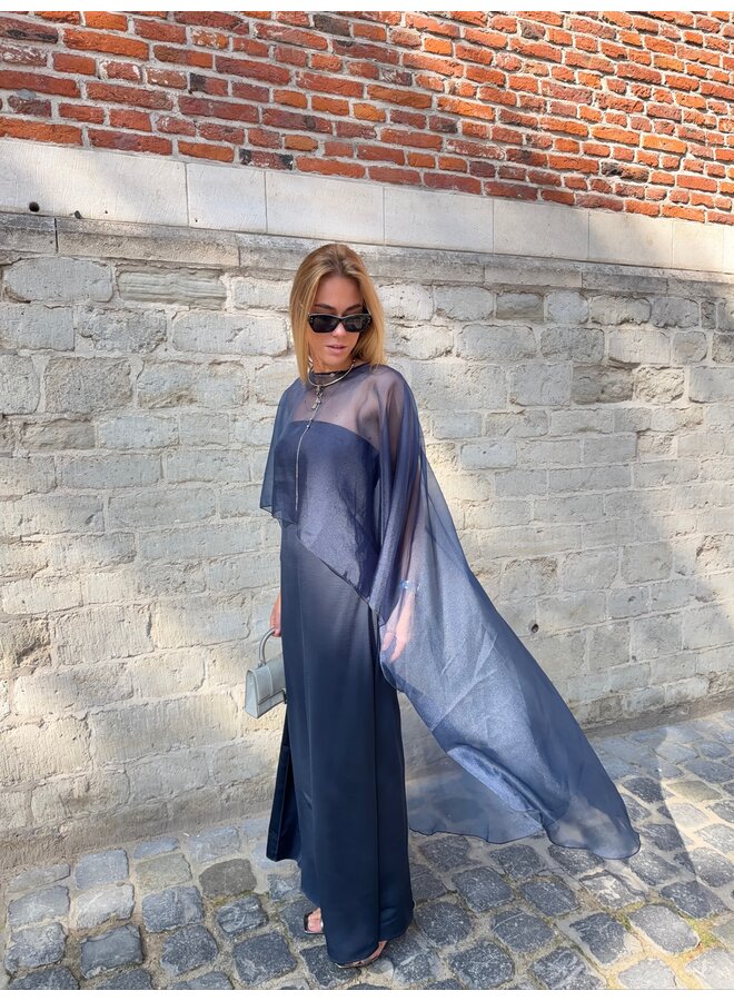 YASVIMA BANDEAU MAXI DRESS NAVY