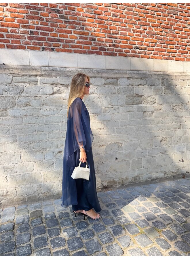 YASVIMA BANDEAU MAXI DRESS NAVY