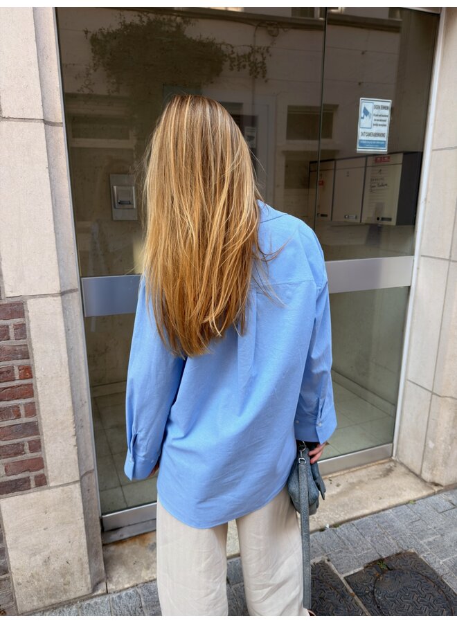 SAGE BLOUSE BLUE