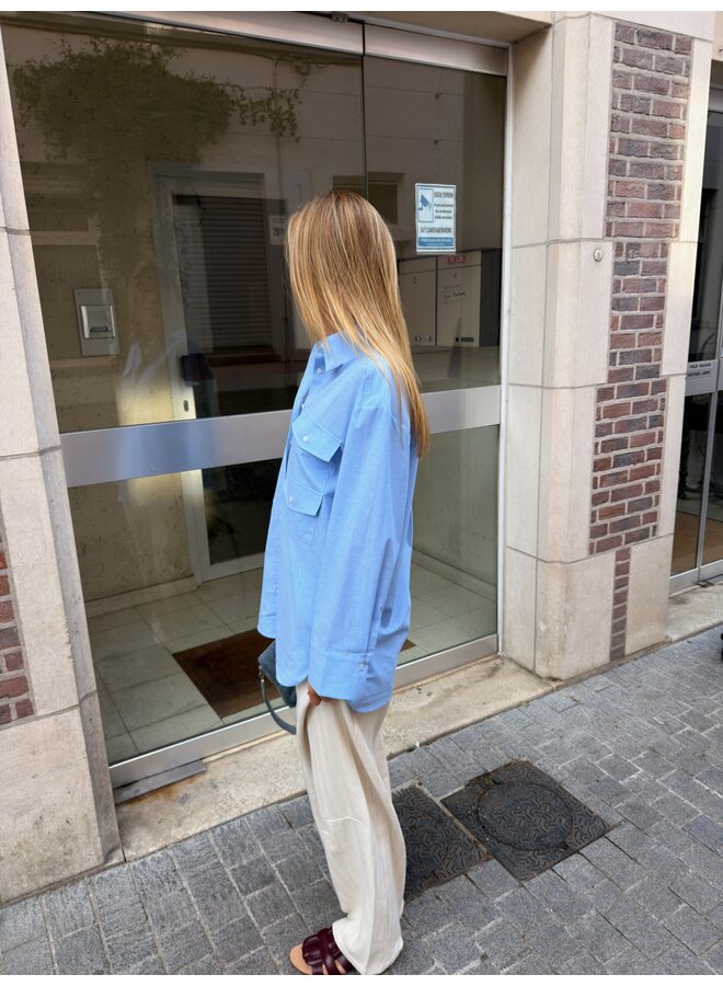 SAGE BLOUSE BLUE