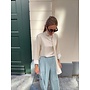 ROUASPEN HIGH NECK TOP ECRU