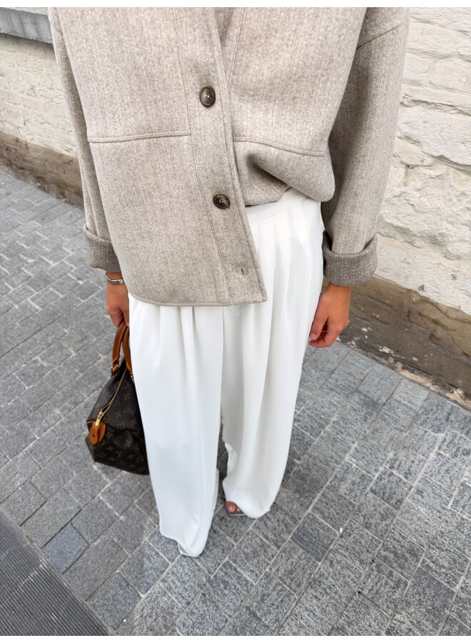 BIARRITZ TROUSERS WHITE