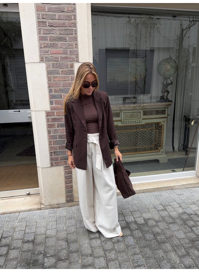 YASRIU BLAZER COFFEE BEAN