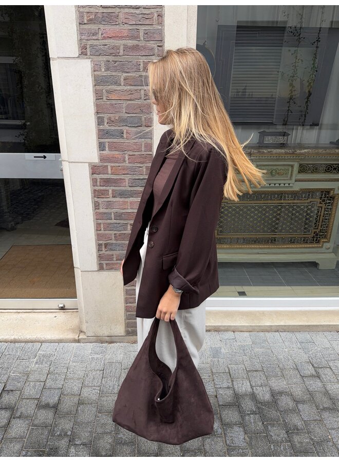 YASRIU BLAZER COFFEE BEAN