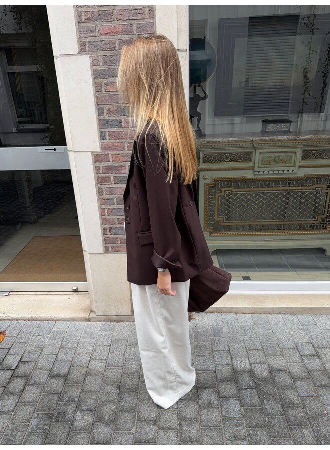 YASRIU BLAZER COFFEE BEAN