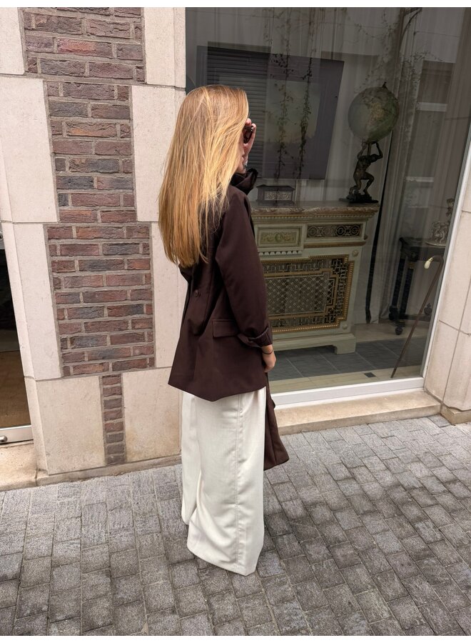 YASRIU BLAZER COFFEE BEAN
