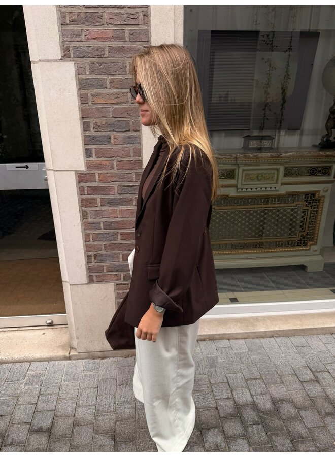 YASRIU BLAZER COFFEE BEAN