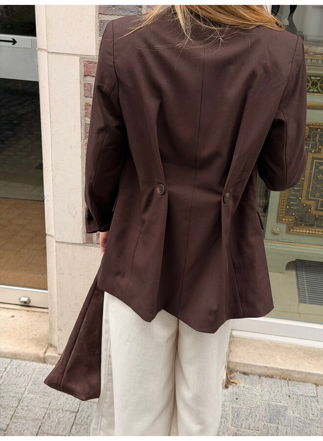 YASRIU BLAZER COFFEE BEAN