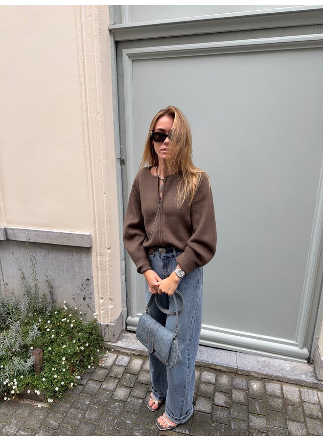 ROULUCILA ZIP CARDIGAN