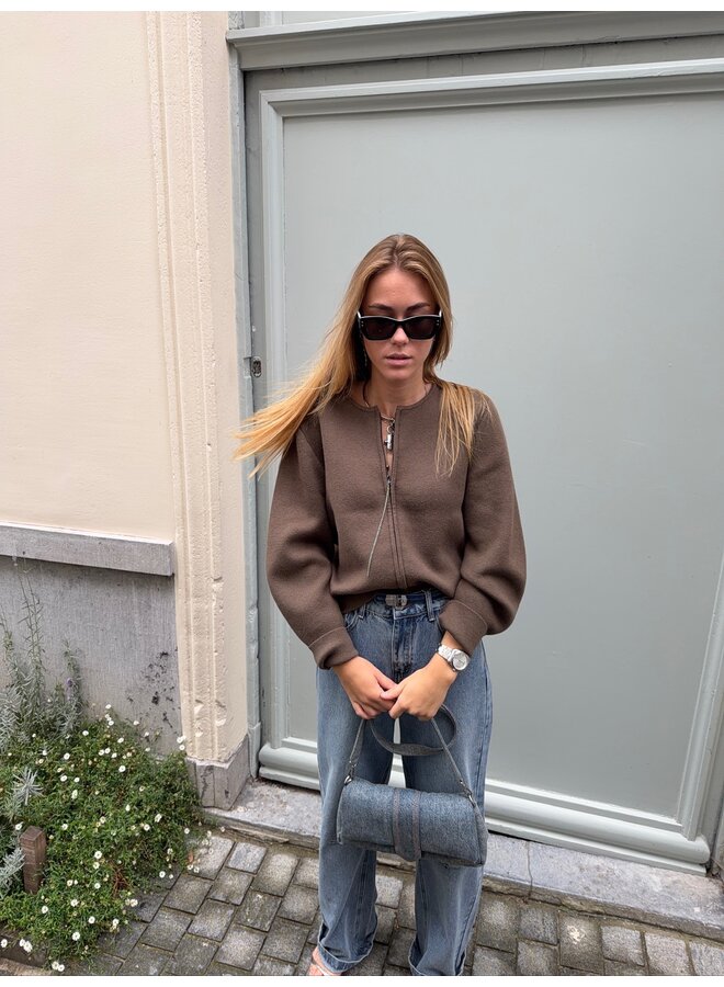 ROULUCILA ZIP CARDIGAN