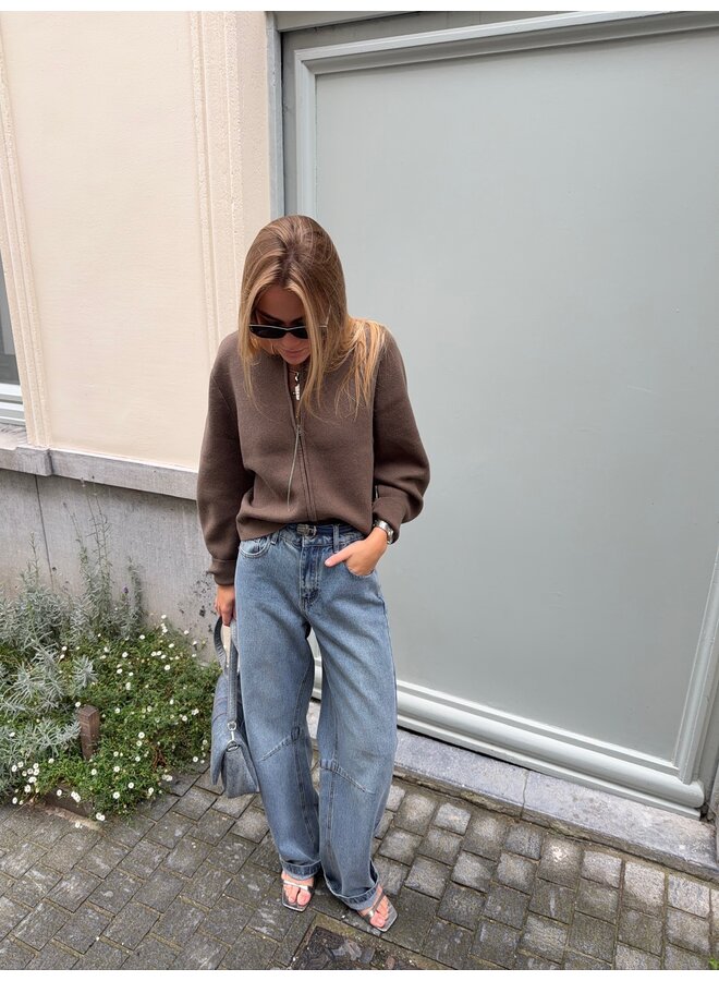 ROULUCILA ZIP CARDIGAN