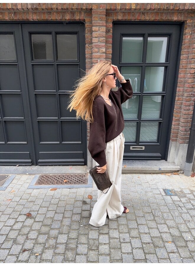 RAE JUMPER BROWN