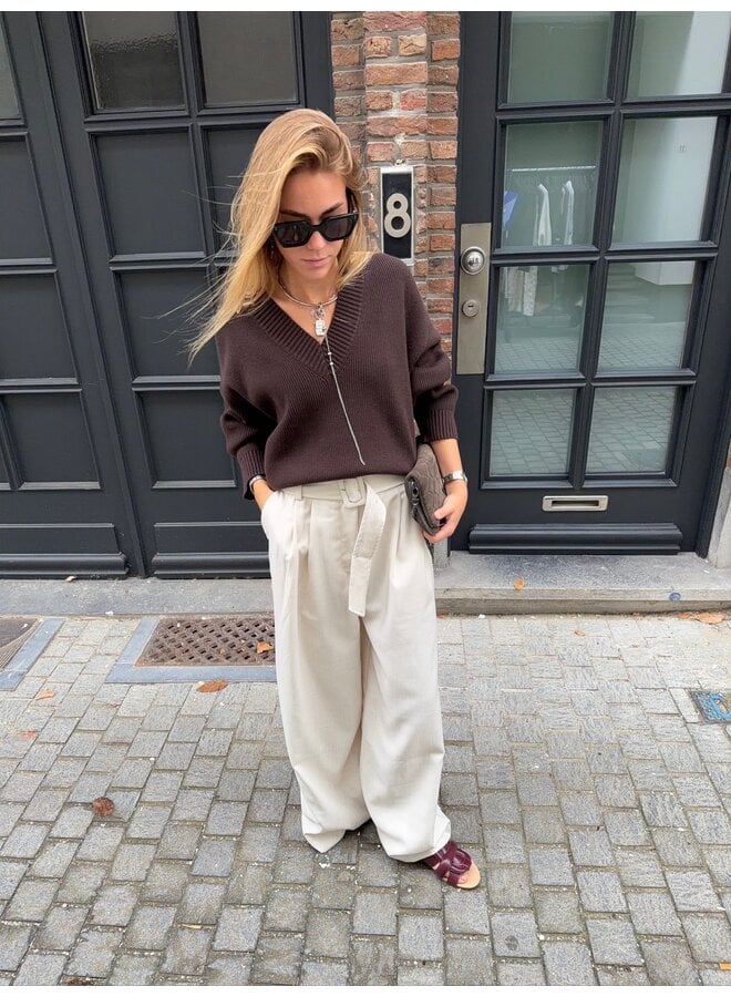 RAE JUMPER BROWN