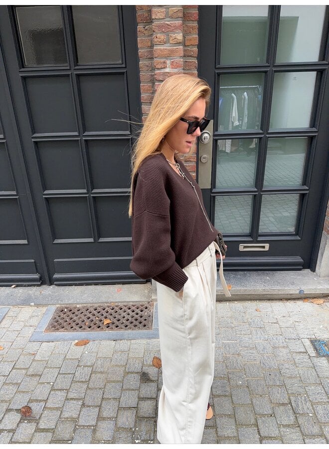 RAE JUMPER BROWN