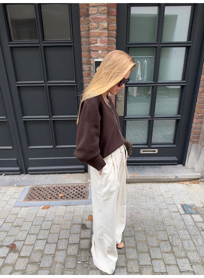 RAE JUMPER BROWN