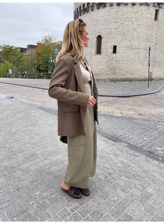 GEMMA BLAZER DARK BEIGE