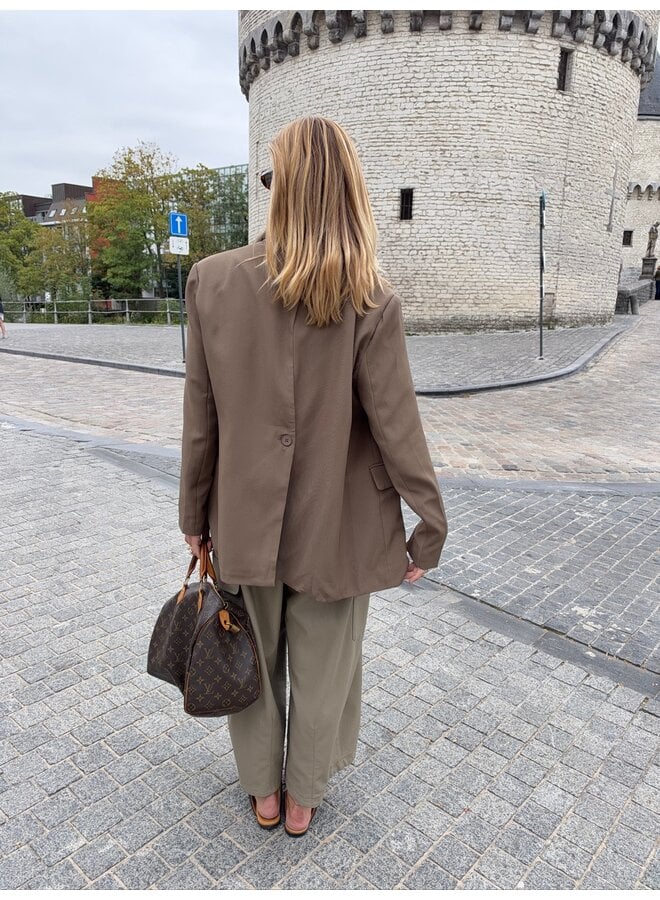 GEMMA BLAZER DARK BEIGE