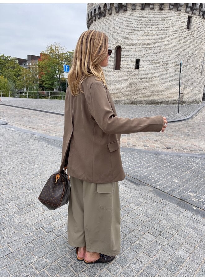GEMMA BLAZER DARK BEIGE