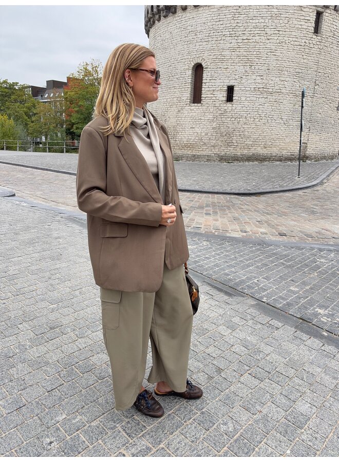 GEMMA BLAZER DARK BEIGE