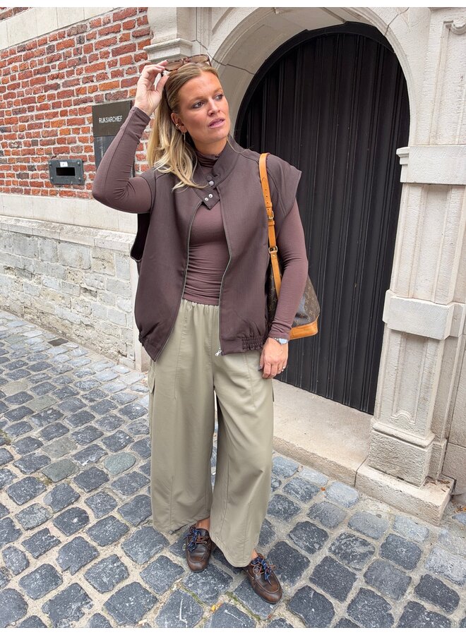 FIORE JACKET BROWN