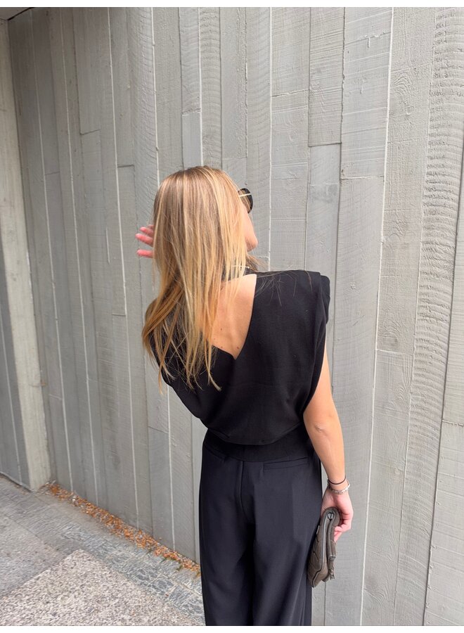 SVEA PADDED TOP BLACK