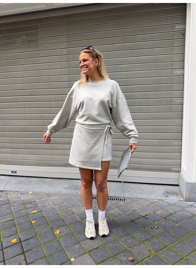 GABRIEL DRESS GREY MELANGE