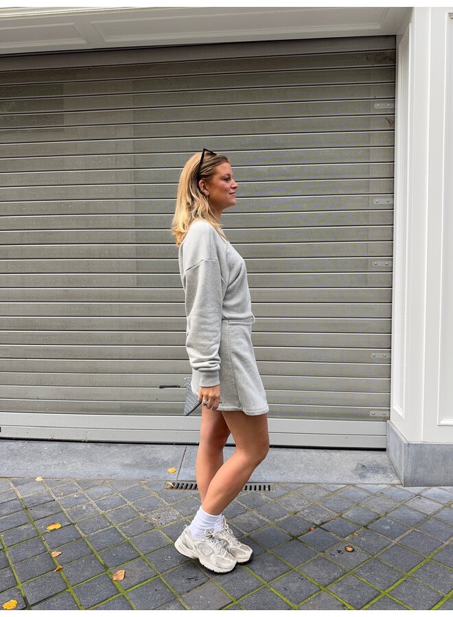 GABRIEL DRESS GREY MELANGE