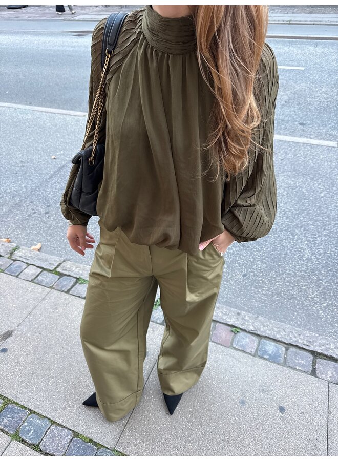 YASOLERA TOP DARK OLIVE