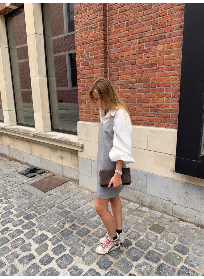 EZRA DRESS GREY