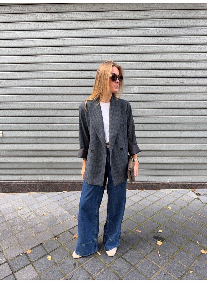 CAMILO BLAZER GREY BLUE