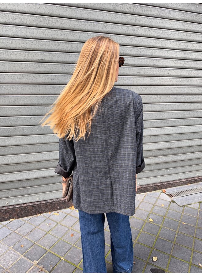 CAMILO BLAZER GREY BLUE