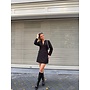 ROURAE SHORT DRESS BLACK