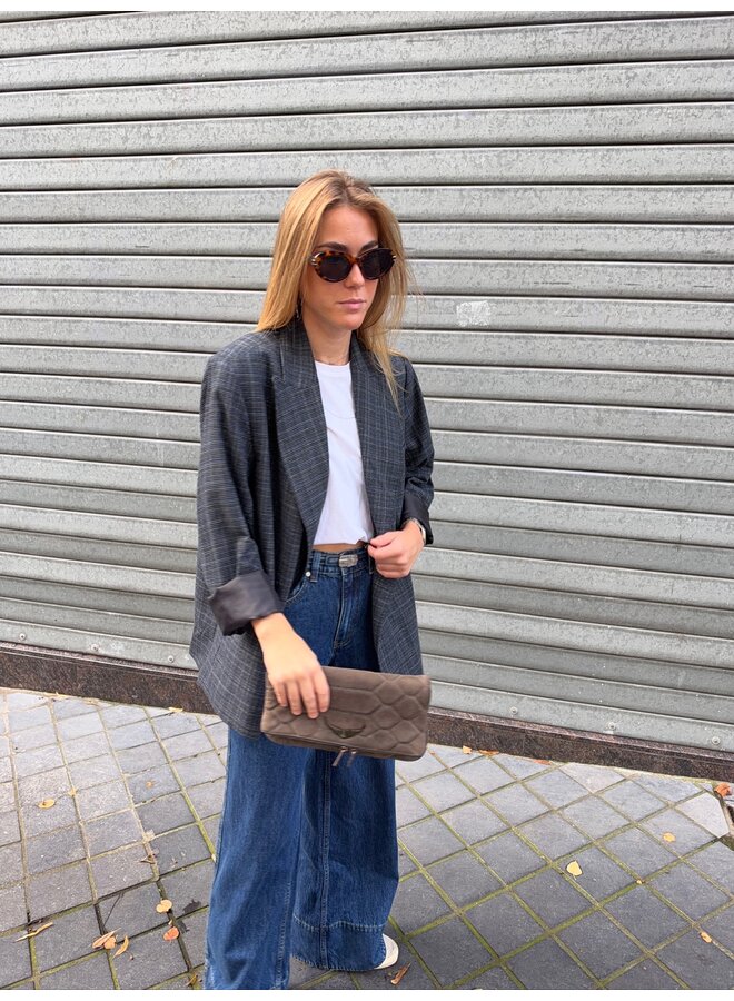YASBEA WIDE JEANS DARK BLUE