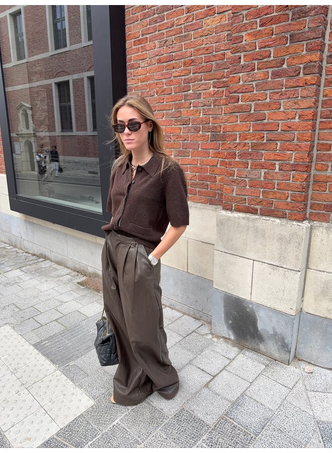HAYES PANTS MARRONE