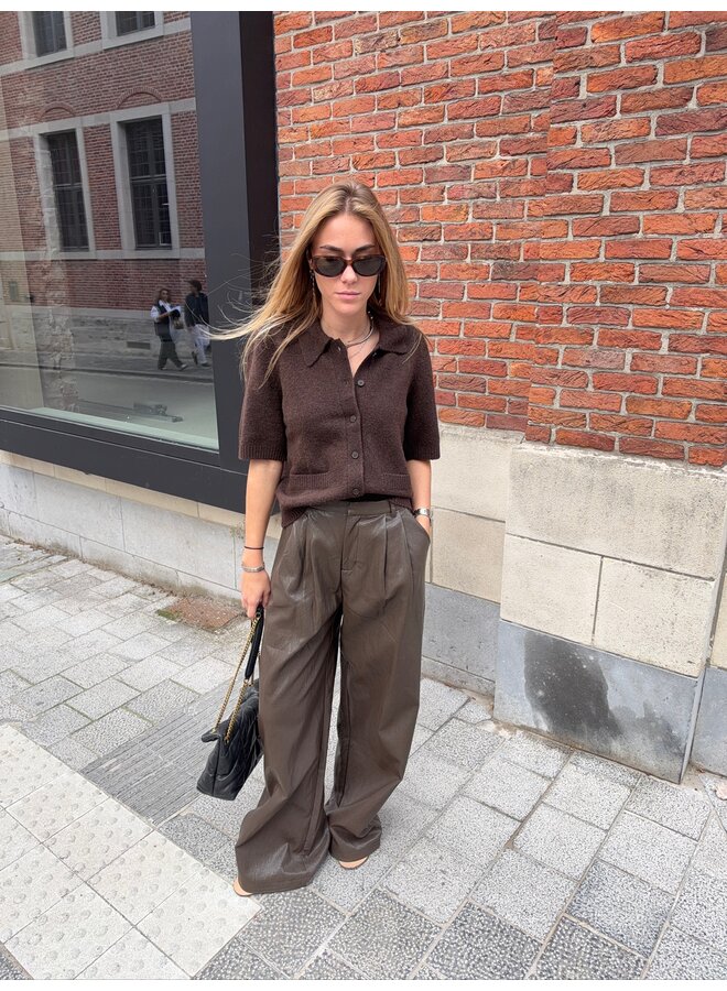 HAYES PANTS MARRONE