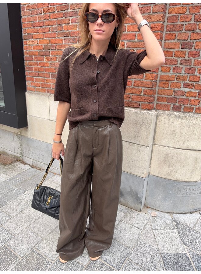 HAYES PANTS MARRONE