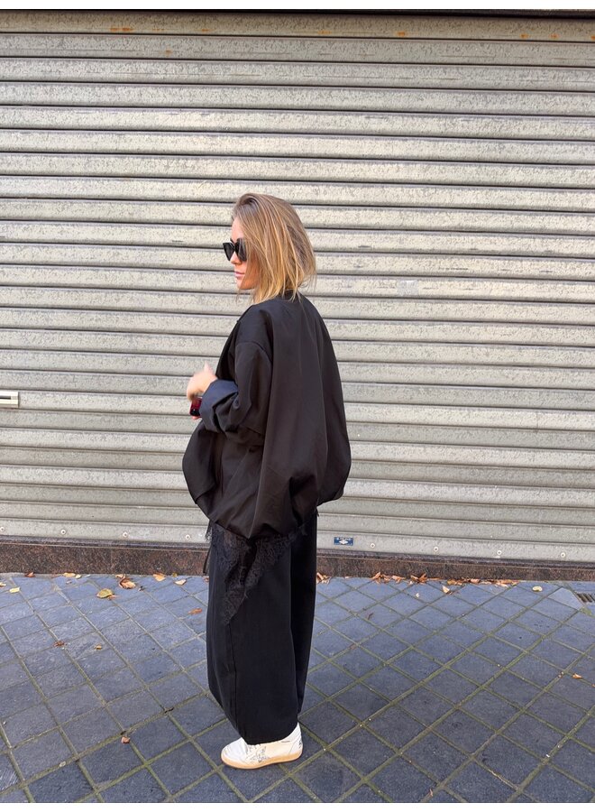 BARREL JEANS BLACK