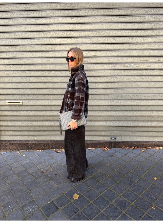 FIENE JEANS BLACK ACID WASH