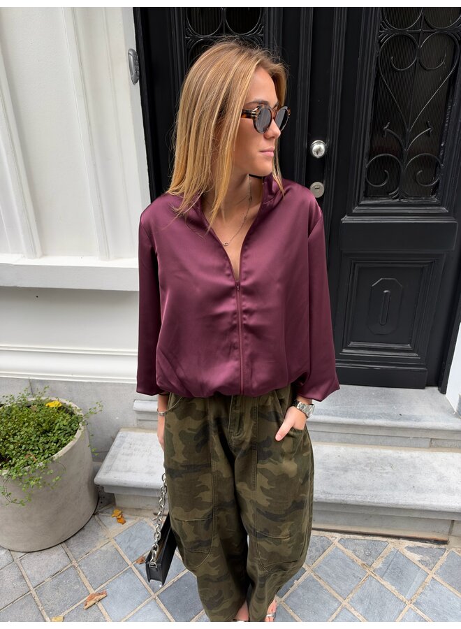 UME JACKET BURGUNDY