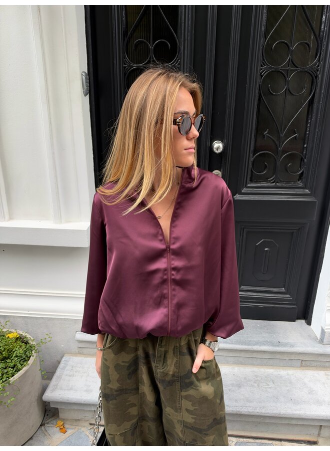 UME JACKET BURGUNDY