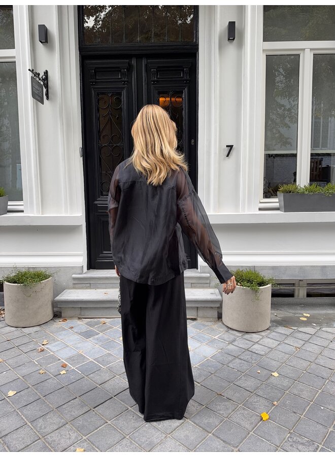 ROUMANA OVERSIZED SHIRT BLACK