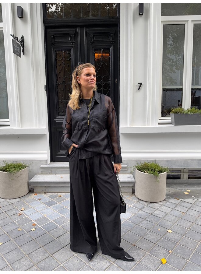 ROUMANA OVERSIZED SHIRT BLACK