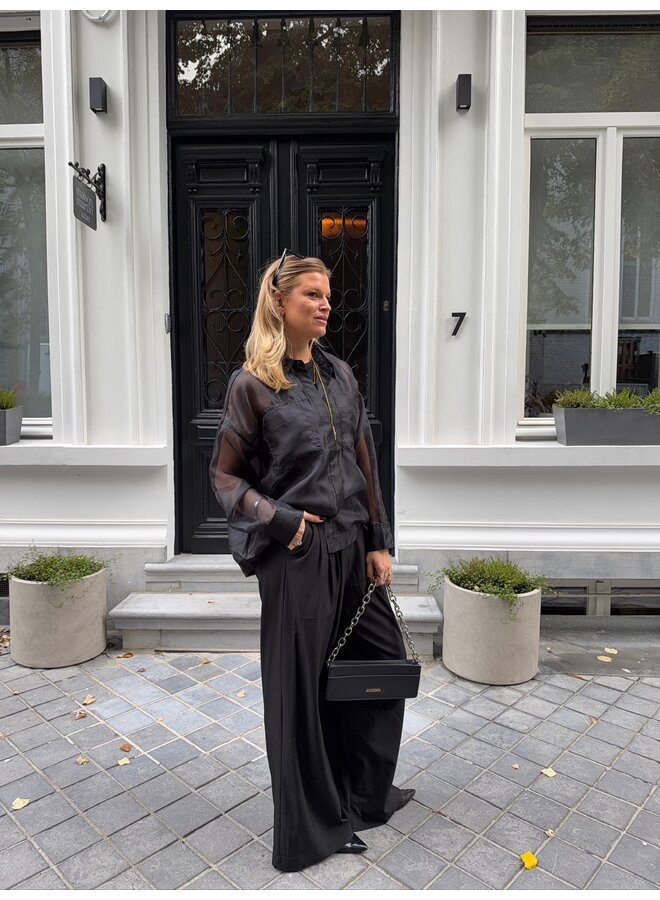 ROUMANA OVERSIZED SHIRT BLACK